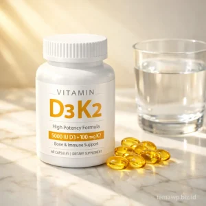 Suplemen Vitamin D3 + K2 60 Kapsul