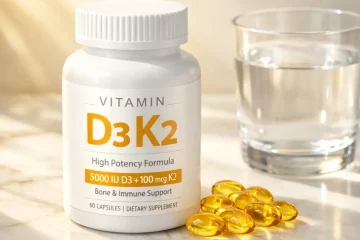 Suplemen Vitamin D3 + K2 60 Kapsul